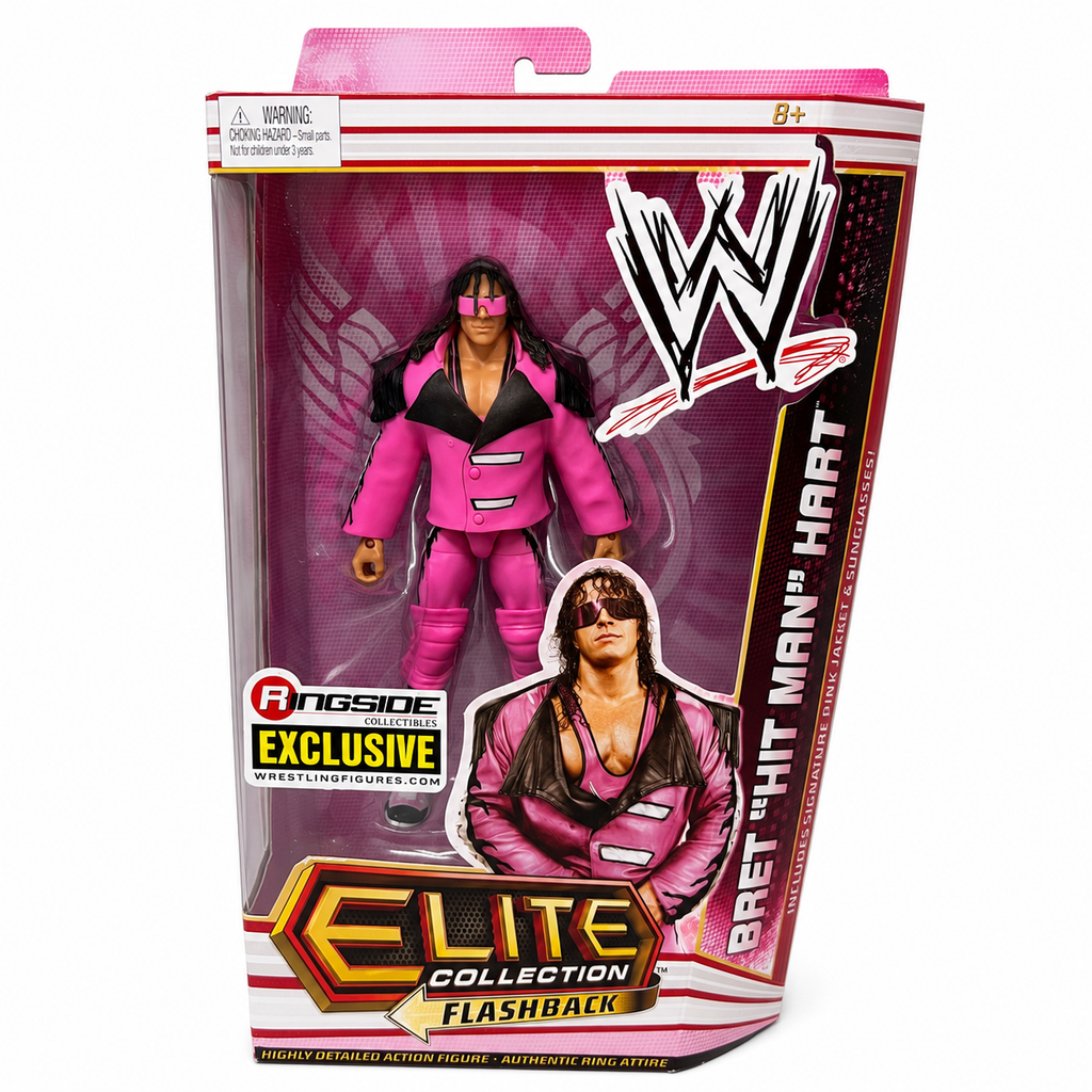 Bret Hart WWE Elite Ringside Exclusive Action Figure Mattel