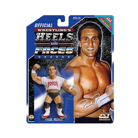 PREORDER Paul Roma - Heels and Faces Series 3 - Scale Retro Action Figure WWE