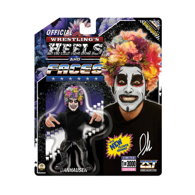 Flower Crown Danhausen (1 of 3000) - Heels and Faces Series 5 - Scale Retro Action Figure WWE