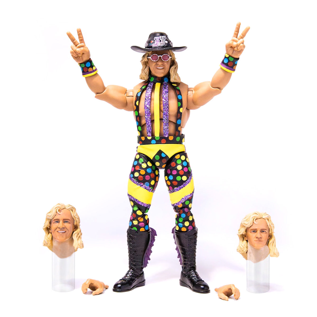Jeff Jarrett Pinnacle Collection Action Figure Heels and Faces Scale WWE