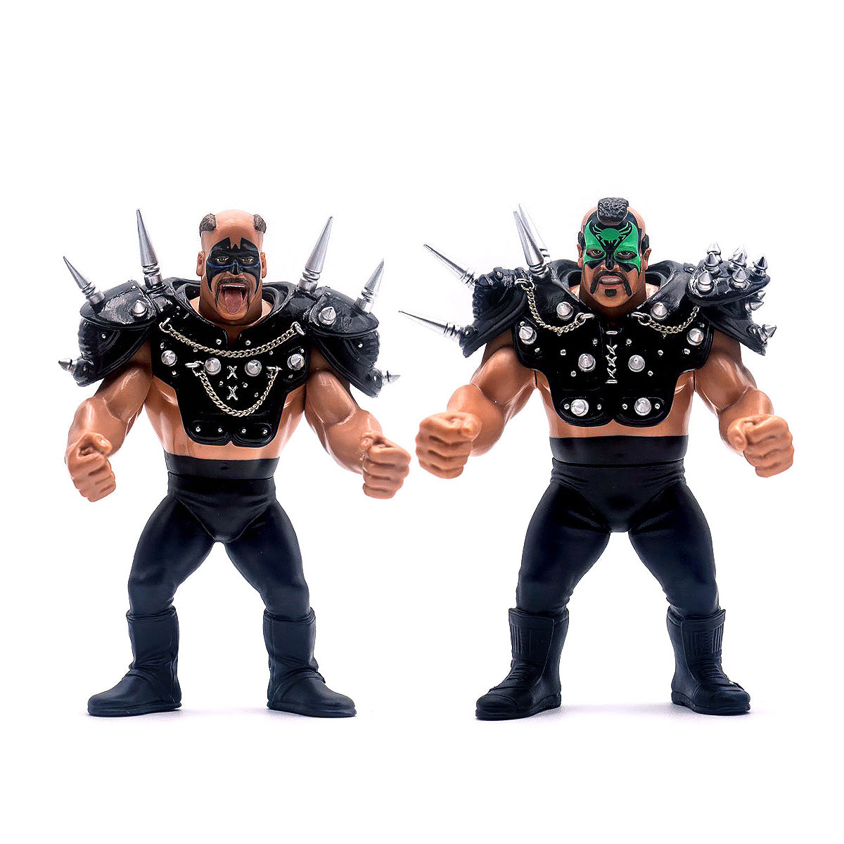 The Road Warriors Heels and Faces 2 Pack ZST Retro Action Figures