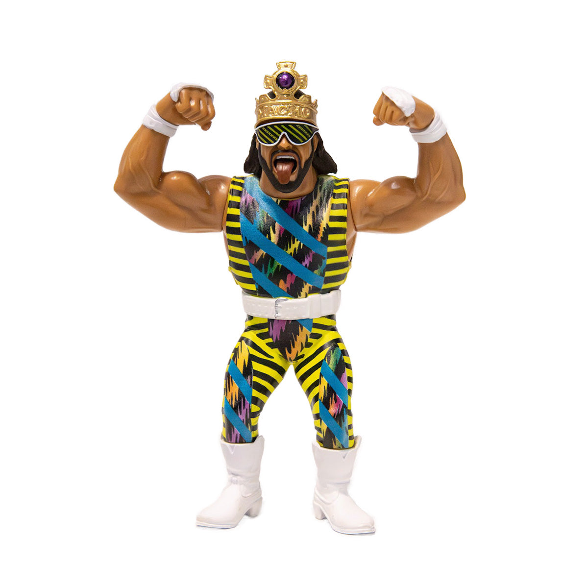 Macho King Randy Savage Heels and Faces Series Savage Collection Scale Retro Action Figure WWE
