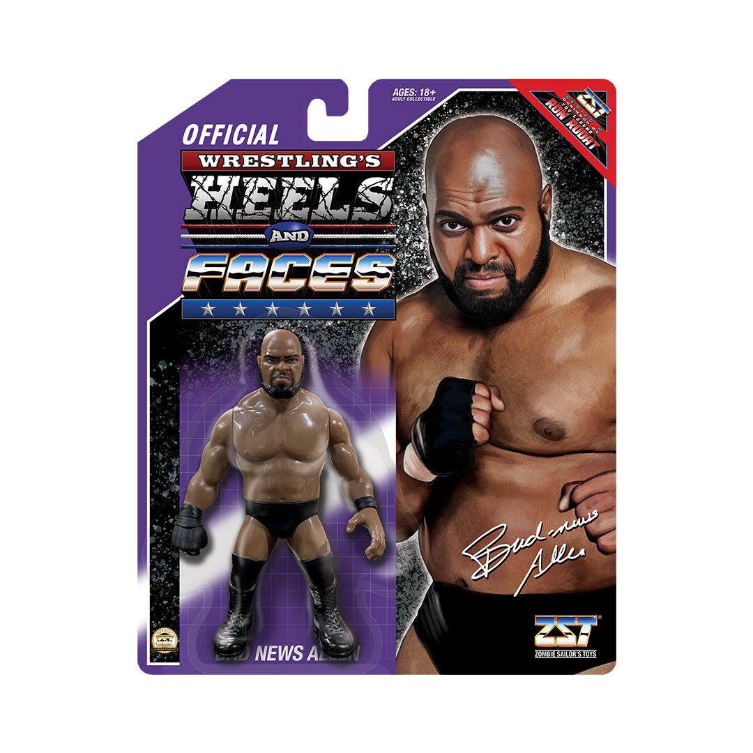 PREORDER Bad News Brown - Heels and Faces Series 4 - Scale Retro Action Figure WWE