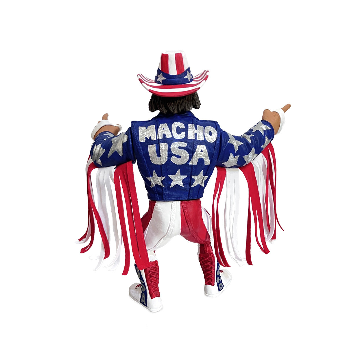 PREORDER Macho Man Randy Savage USA Heels and Faces Action Figure of 1000 Retro WWE