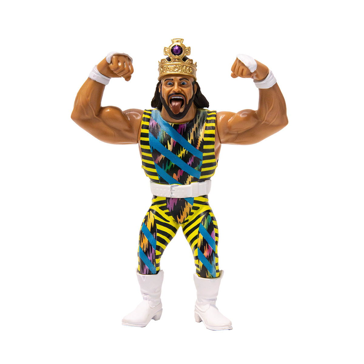 Macho King Randy Savage Heels and Faces Series Savage Collection Scale Retro Action Figure WWE