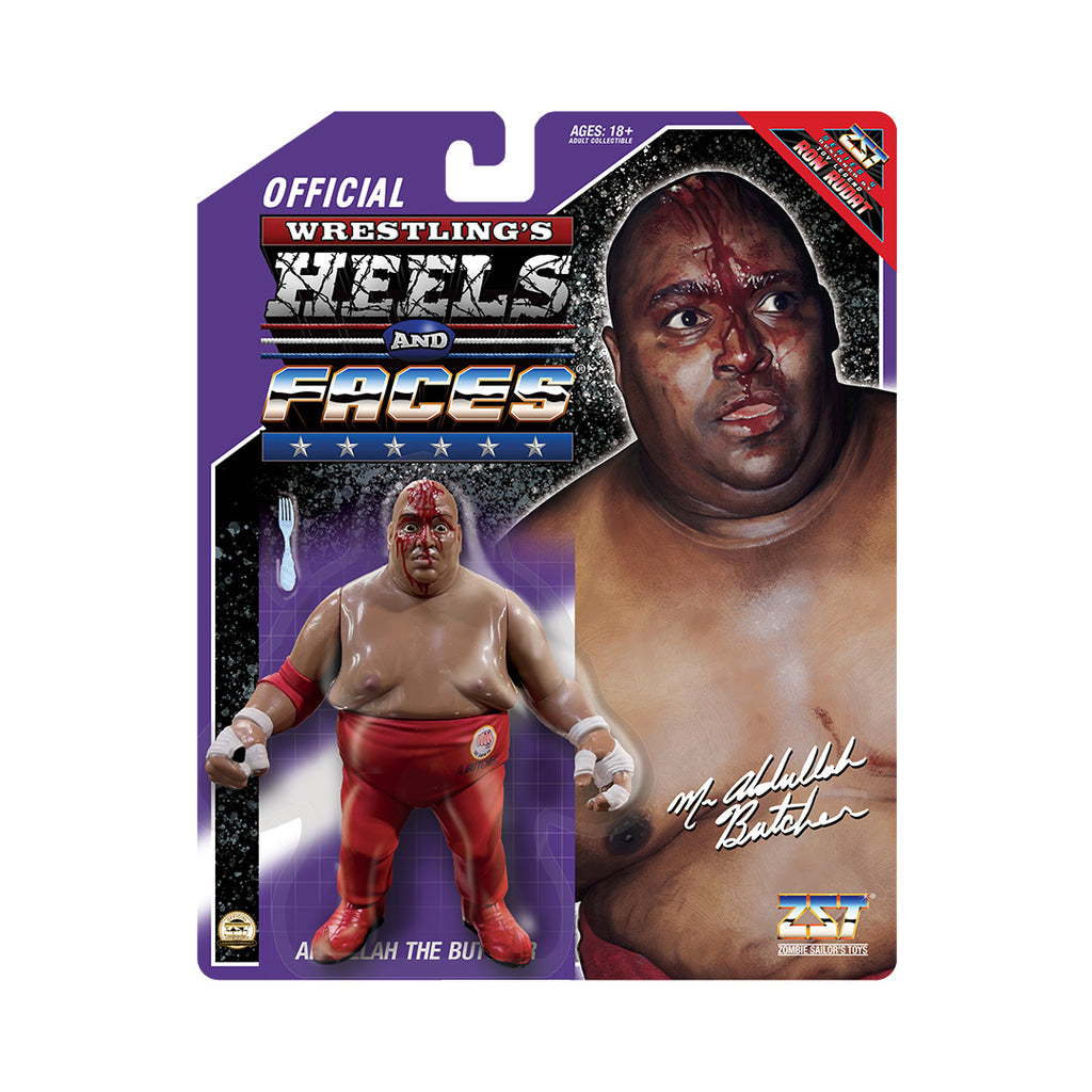Abdullah the Butcher - Heels and Faces Series 4 - Scale Retro Action Figure WWE