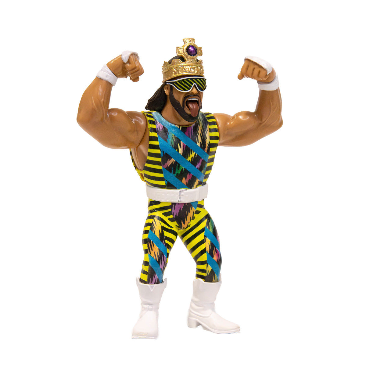 Macho King Randy Savage Heels and Faces Series Savage Collection Scale Retro Action Figure WWE