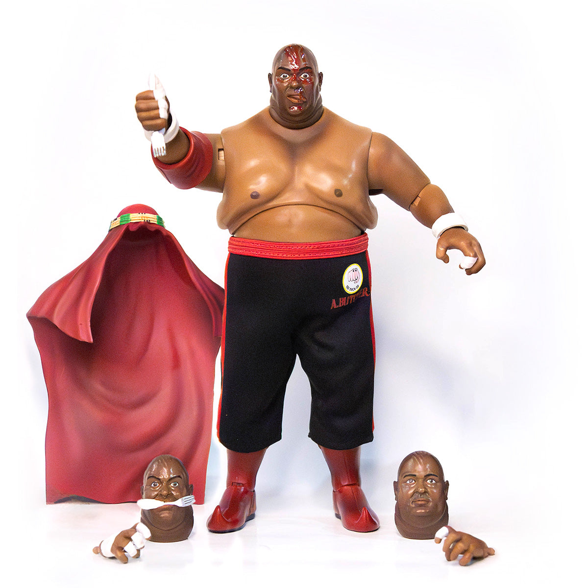 Abdullah The Butcher Pinnacle Collection Action Figure Heels and Faces WWE