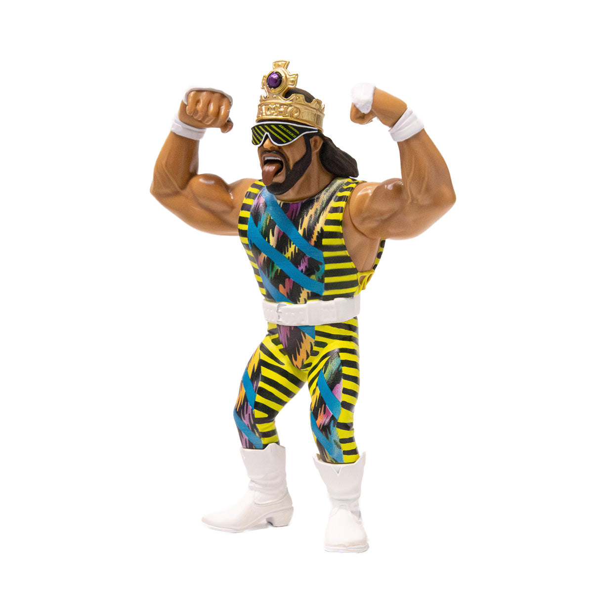 Macho King Randy Savage Heels and Faces Series Savage Collection Scale Retro Action Figure WWE