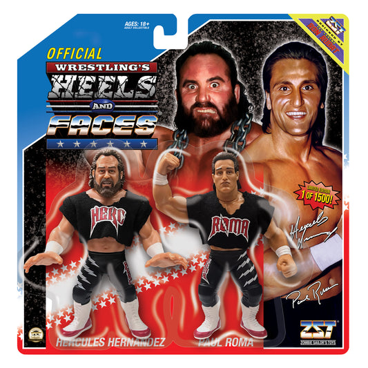 PREORDER Herc and Roma - Limited Edition 2 Pack Heels and Faces Exclusive Action Figures