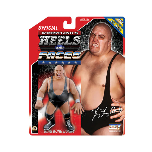 King Kong Bundy - Heels and Faces Series 2 - Scale Retro Action Figure WWE