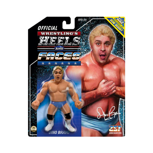 Dino Bravo - Heels and Faces Series 1 - Scale Retro Action Figure WWE