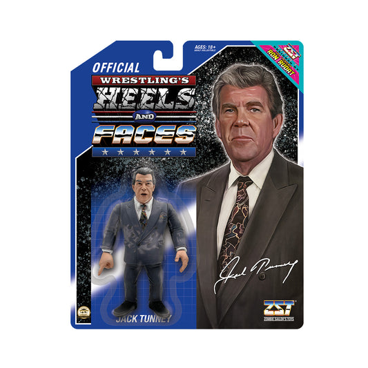 PREORDER Jack Tunney - Heels and Faces Series 3 - Scale Retro Action Figure WWE