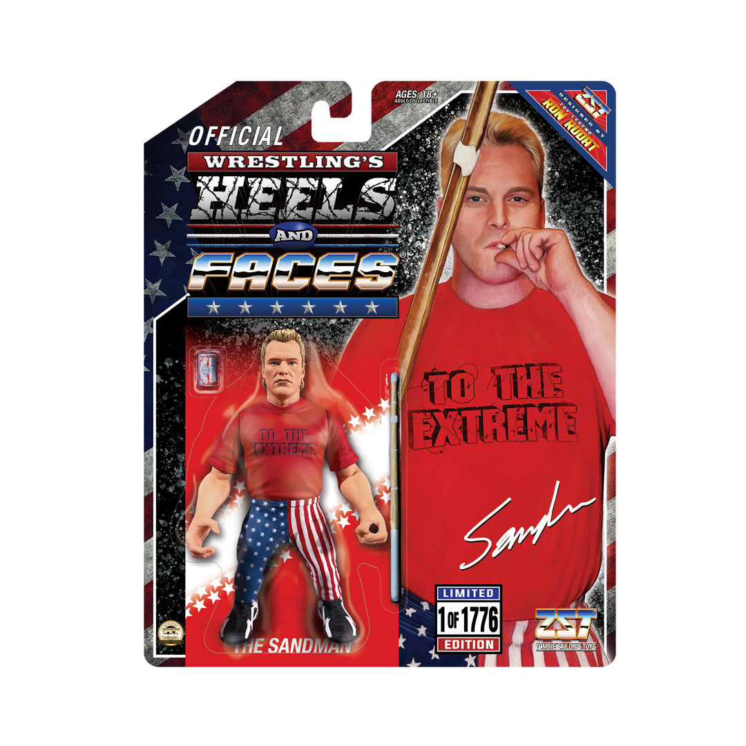 The Sandman SDCC Exclusive - Heels and Faces - Scale Retro Action Figure WWE