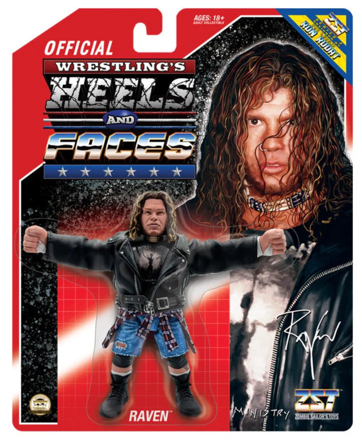 Raven Heels and Faces Series 2 Scale Retro Action Figure WWE