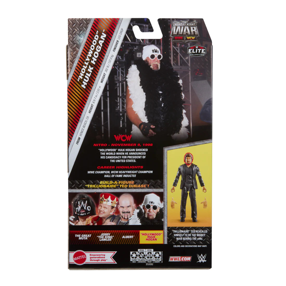 Hollywood Hulk Hogan - WWE Elite Monday Night Wars Series 7 Action Figure