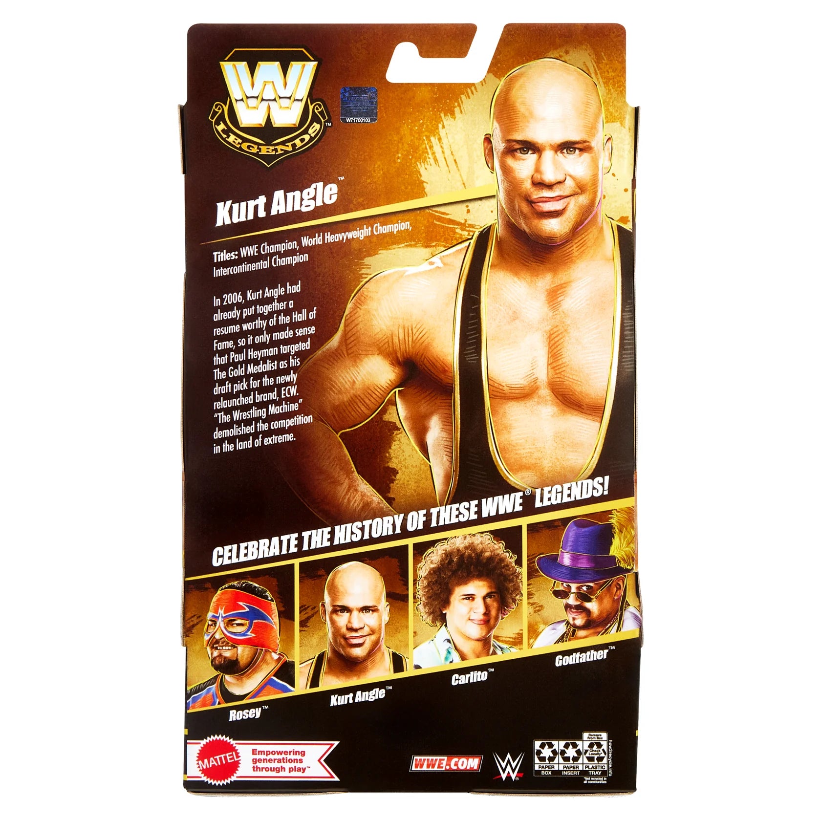 Kurt Angle WWE Elite Legends 26 Action Figure