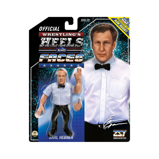 Earl Hebner - Heels and Faces Series 1 - Scale Retro Action Figure WWE