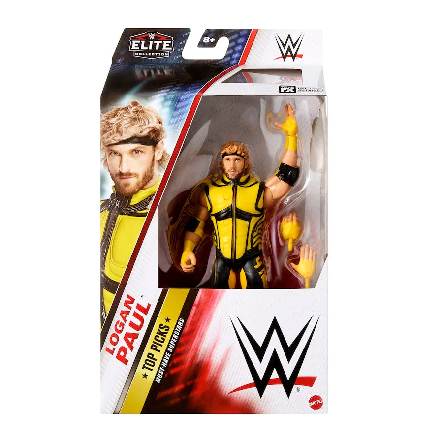 damaged box Logan Paul - WWE Elite Top Picks Series Action Figure