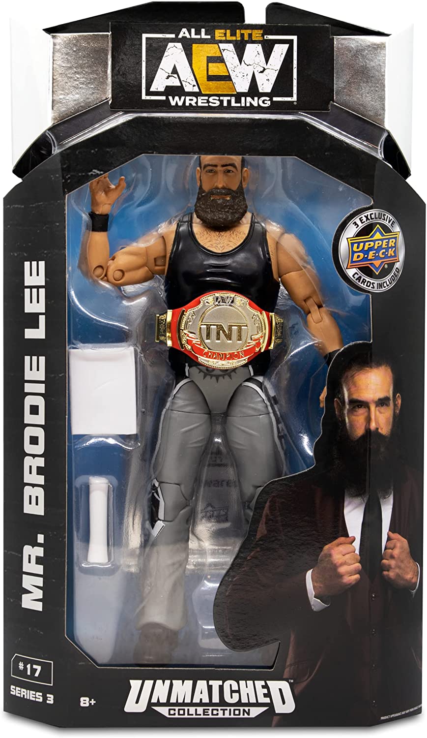 Brodie Lee AEW Unmatched 3 Action Figure Scale WWE