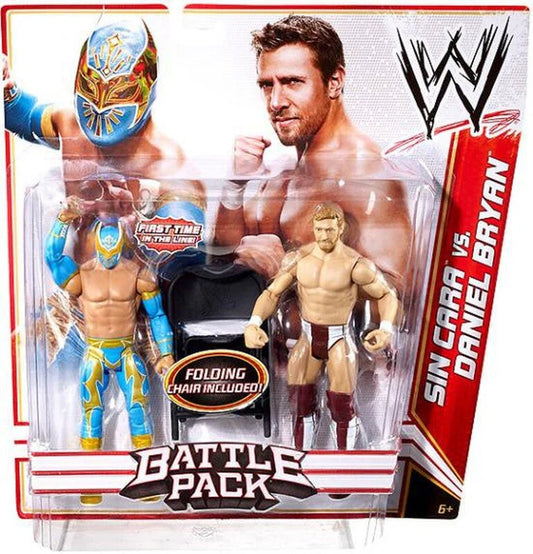 Daniel Bryan and Sin Cara - WWE Battlepack Series Action Figure Two Pack