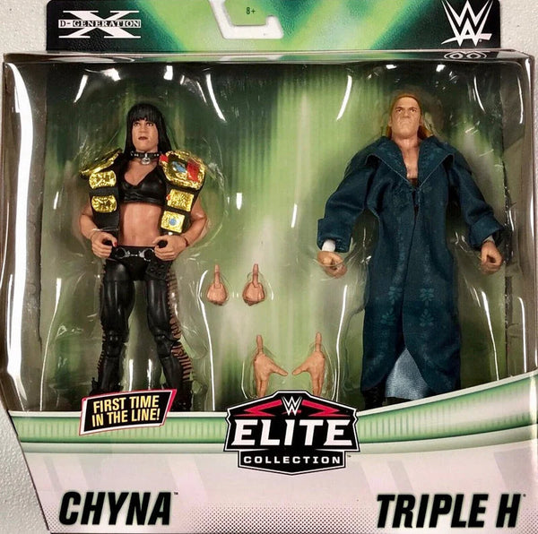 DX Triple H and Chyna WWE Elite 2 Pack Action Figures
