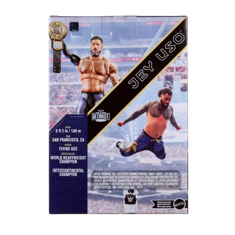 PREORDER Jey Uso WWE Ultimate Edition Exclusive Action Figure Mattel