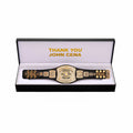 WWE John Cena Thank You Mini Replica Spinner Championship Title Belt with Case