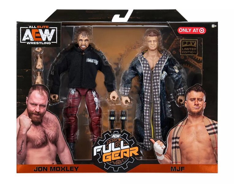 Jon Moxley and MJF - AEW Unrivaled 2 Pack Action Figures Scale WWE