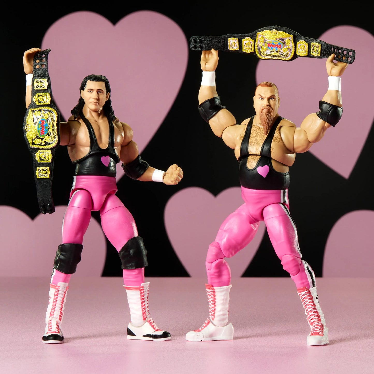 WWE Coliseum Collection Bret Hart and Jim The Anvil Hart Foundation Ultimate Edition 2 Pack