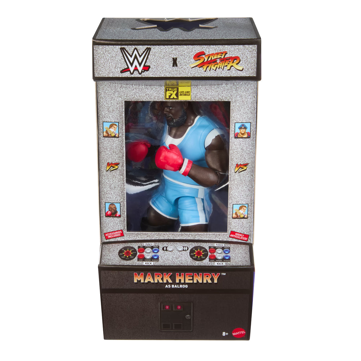 Mark Henry WWE Elite Street Fighter Action Figure Mattel