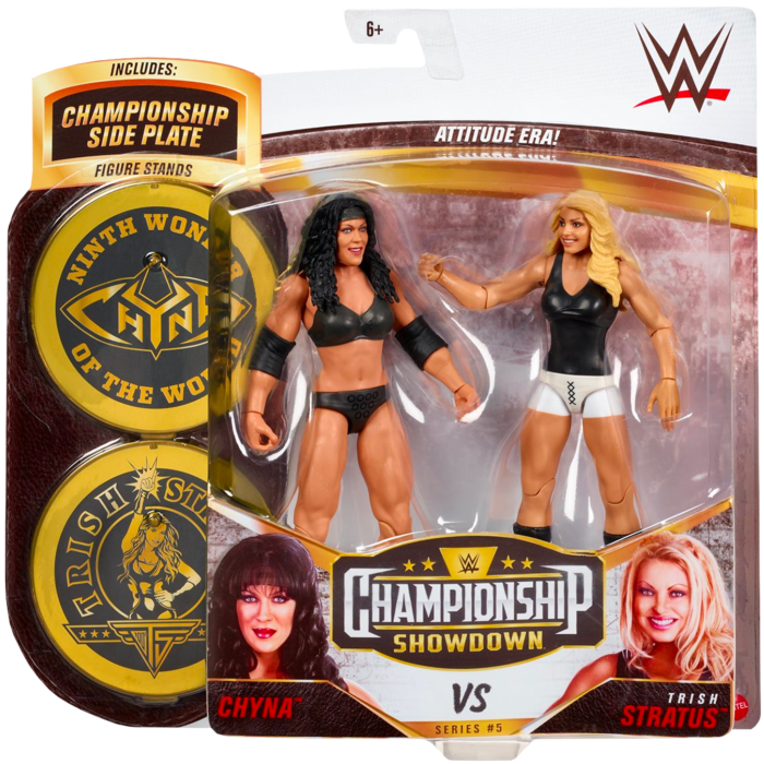 Chyna and Trish Stratus WWE 2 Pack Action Figures Mattel