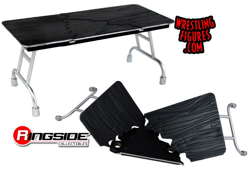 Ultimate Table (Black) - Wrestling Figure Accessory Playset WWE AEW