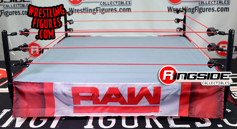 WWE 2019 Authentic Scale Wrestling Ring Exclusive WCT Preowned for Action Figures