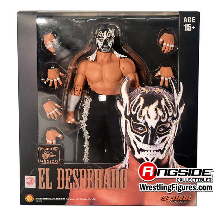 2024 NJPW Storm Collectibles Exclusive El Desperado [With White Mask] Action Figure