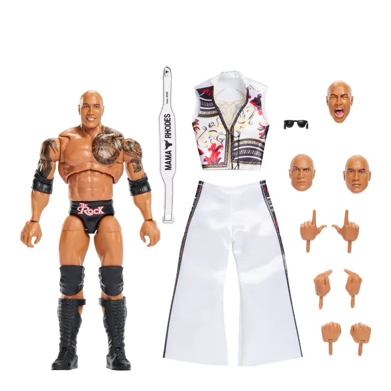 The Final Boss Rock WWE Ultimate Edition Wrestlemania 38 Exclusive Action Figure