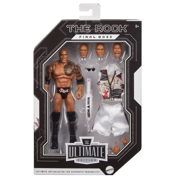 The Final Boss Rock WWE Ultimate Edition Wrestlemania 38 Exclusive Action Figure