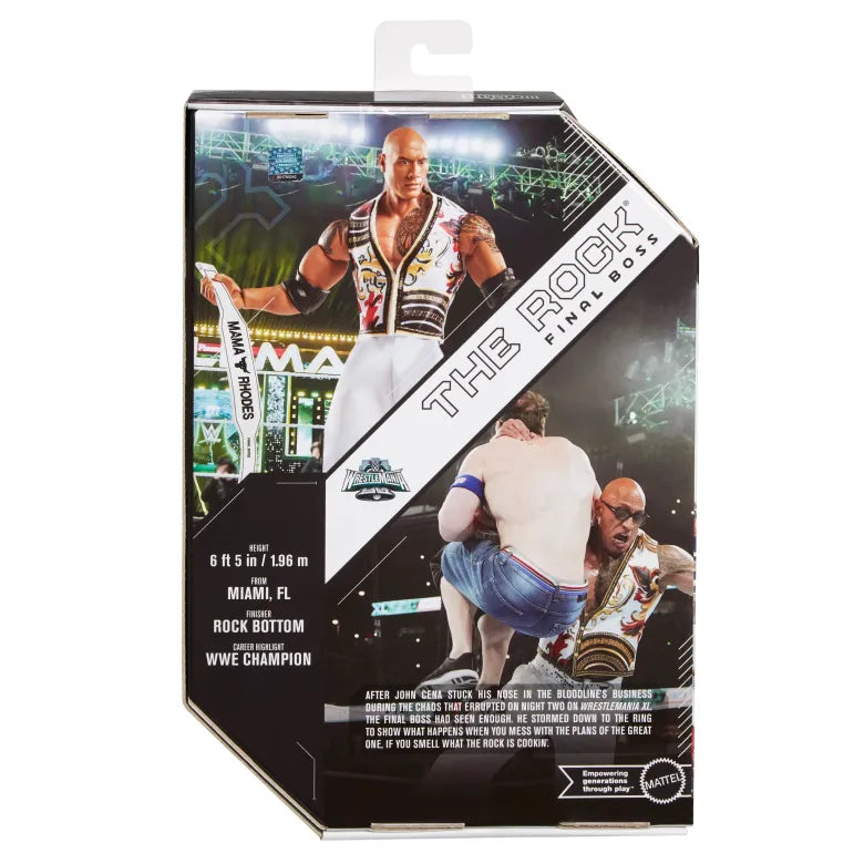 The Final Boss Rock WWE Ultimate Edition Wrestlemania 38 Exclusive Action Figure