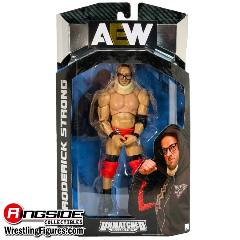 Roderick Strong AEW Unmatched 12 Action Figure Scale WWE