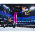 Roman Reigns WWE Autographed 16" x 20" Crown Jewel 2022 vs. Logan Paul Framed