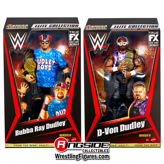 PREORDER Dudley Boys 2 Pack WWE Elite From The Vault Action Figure Series 8