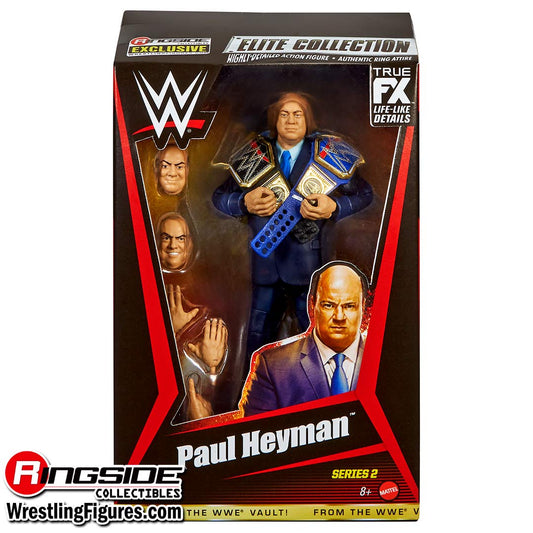 Ships in 1 Week Paul Heyman - WWE Elite Best of The Vault Action Figure Series 1