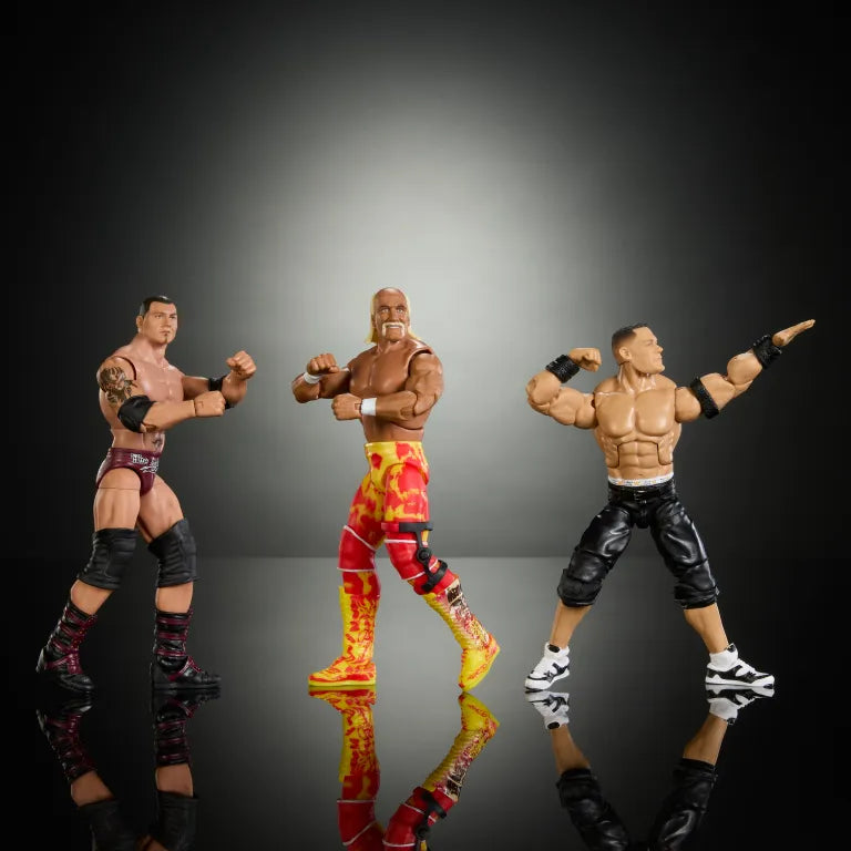 PREORDER WWE Raw Elite Ruthless Aggression 3-Pack John Cena, Hulk Hogan & Batista
