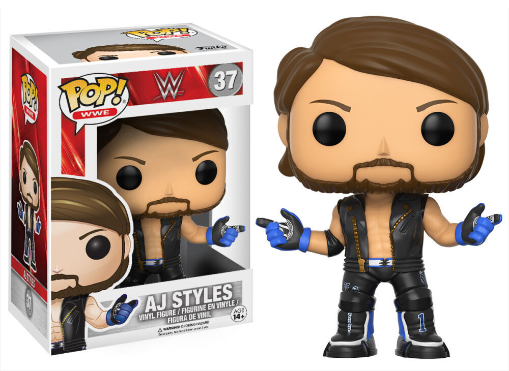 AJ Styles WWE Pop Vinyl 37 Collectable Action Figure
