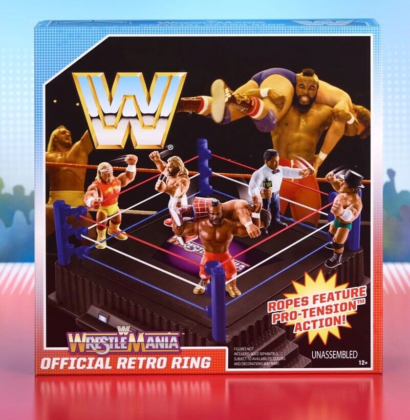 WWE Retro WrestleMania Ring for Retro Action Figures