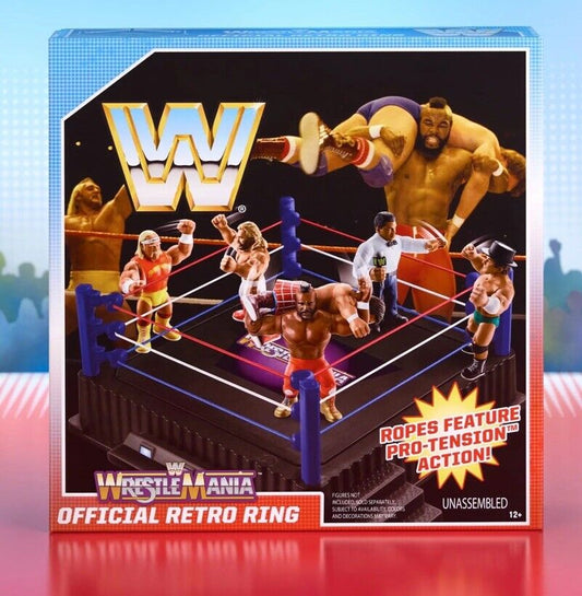 WWE Retro WrestleMania Ring for Retro Action Figures