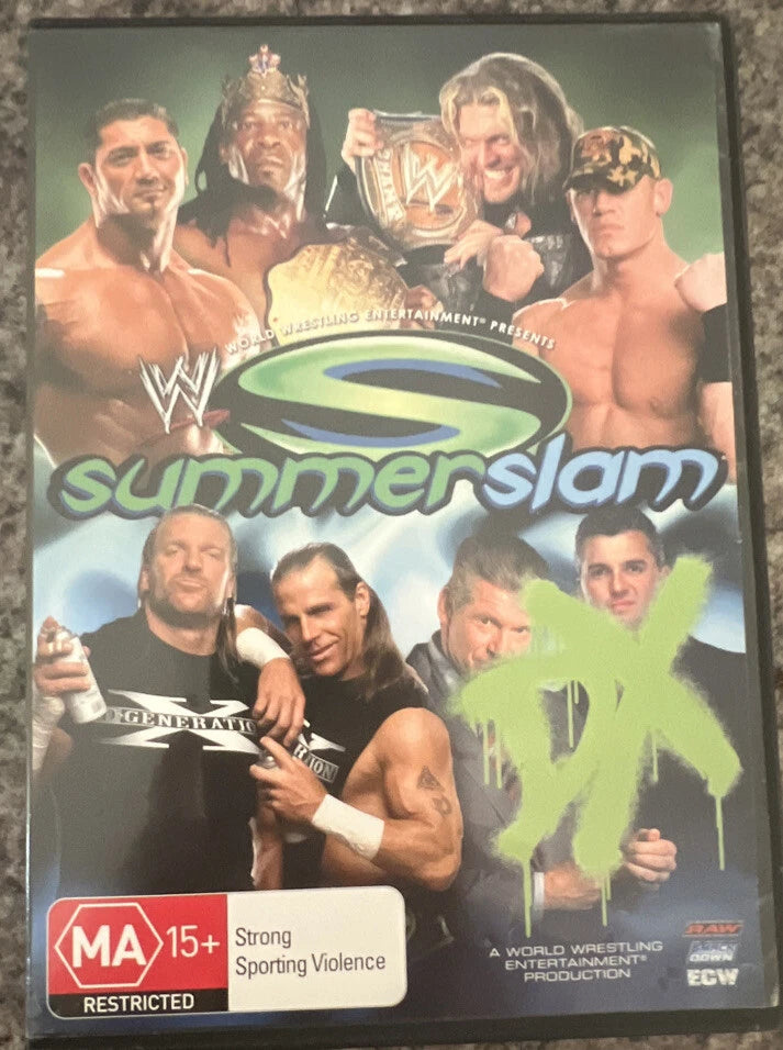 WWE - Summerslam 2006 DVD Region Free Excellent Condition Wrestling DVD PPV