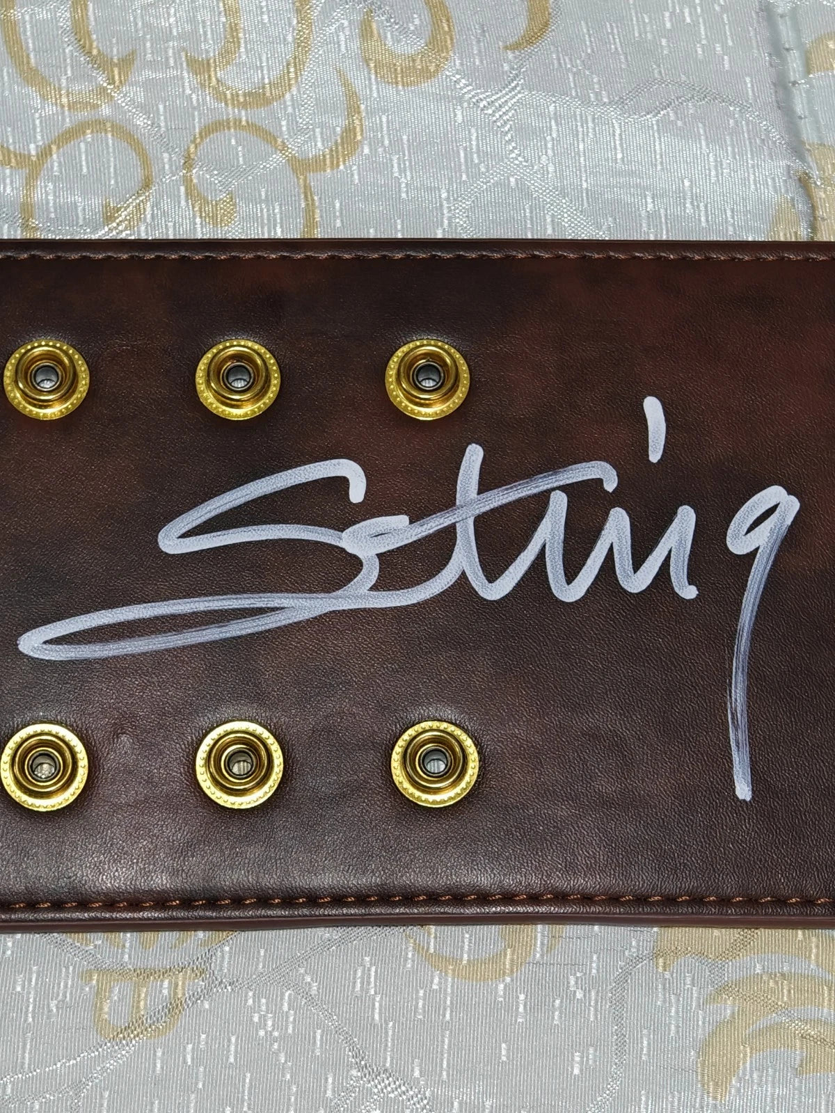 Ric Flair Sting WWE Autographed World Championship Replica Title Belt Signed COA
