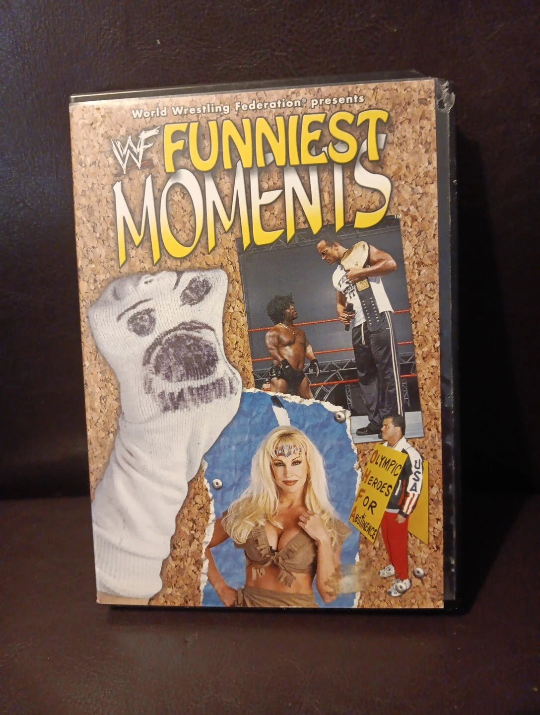 WWE WWF Funniest Moments (DVD,2002) Mick Foley, The Rock, Steve Austin