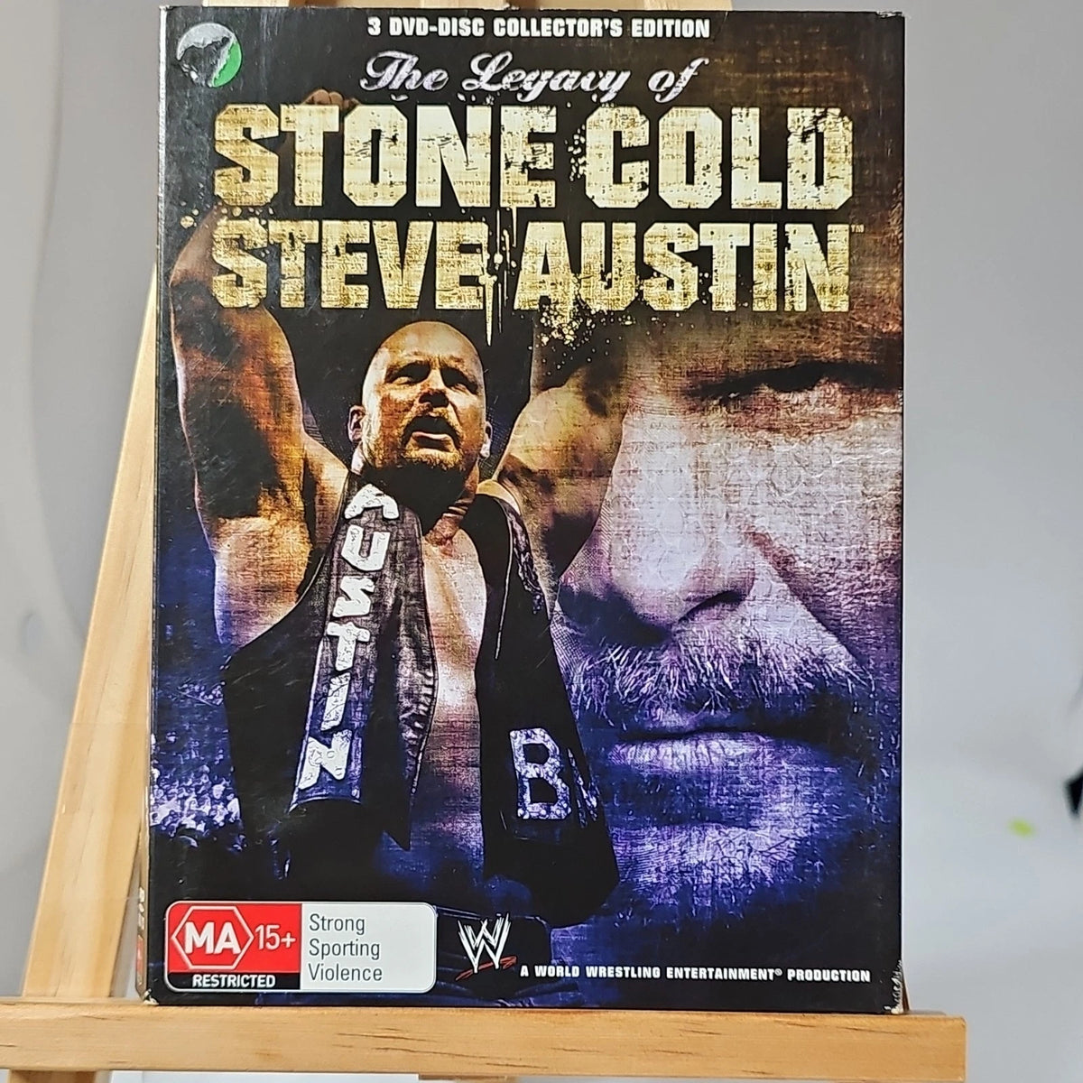 WWE The Legacy of Stone Cold Steve Austin DVD 3-Disc Collector's Ed (MA15+)